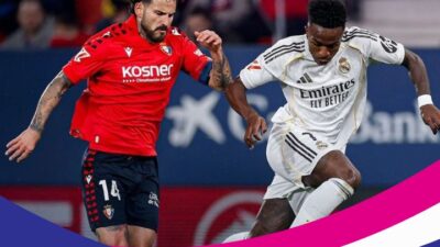 Osasuna Hentikan Laju Real Madrid, El Real Tumbang 1-2 di El Sadar