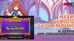 Member Poinbet Menang Rp66 Juta di Slot Starlight Princess 1000