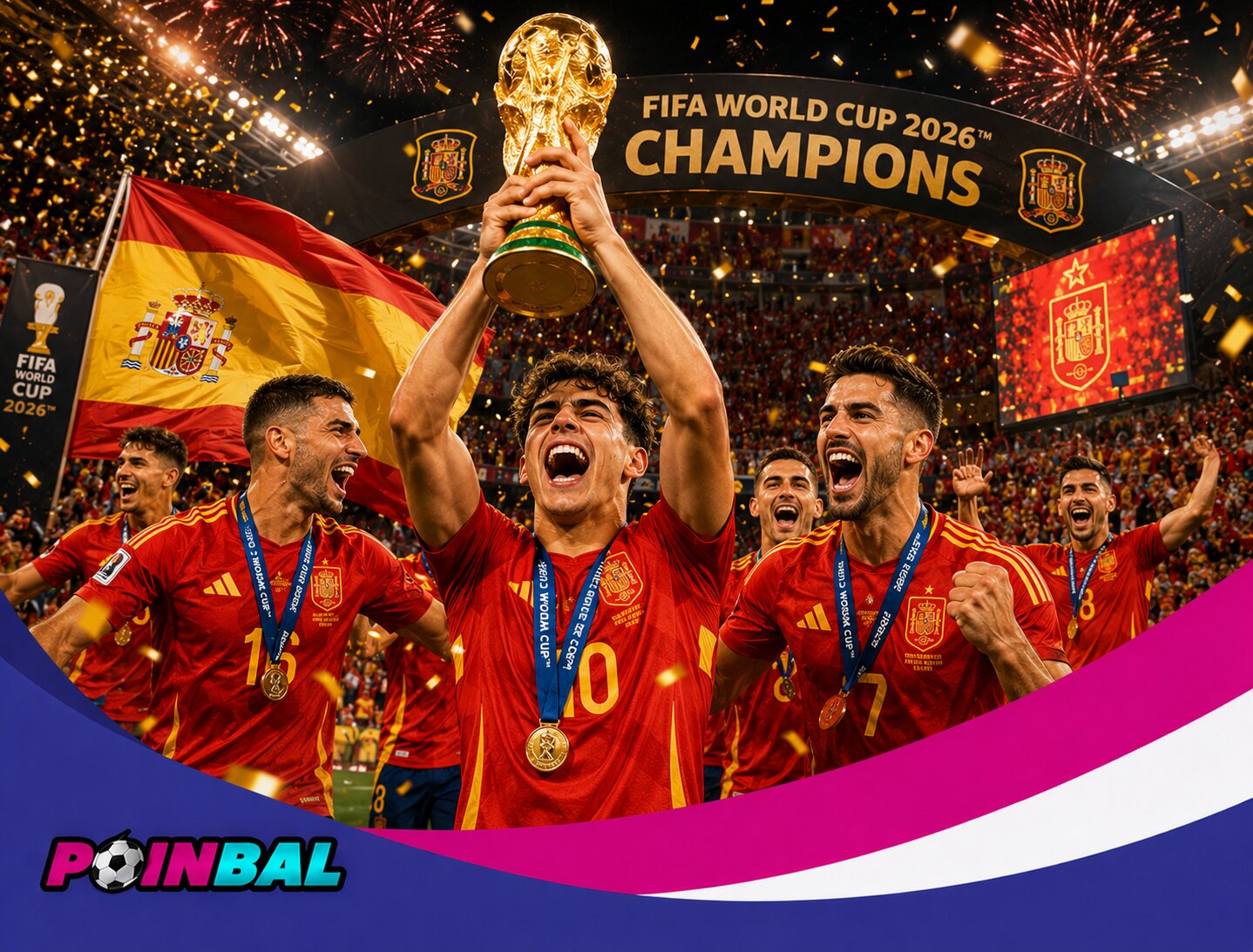 Era Baru La Roja! Spanyol Juara FIFA World Cup 2026, Dominasi Total Berakhir dengan Trofi Dunia